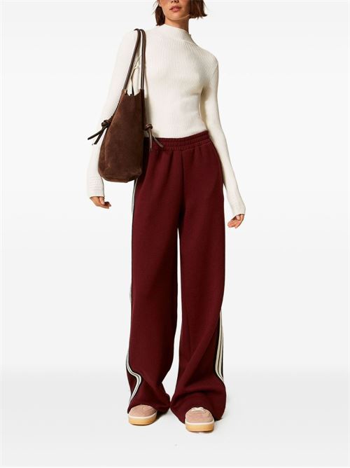 Pantalone donna con banda laterale TWINSET U&B | 252LL2GDD12818